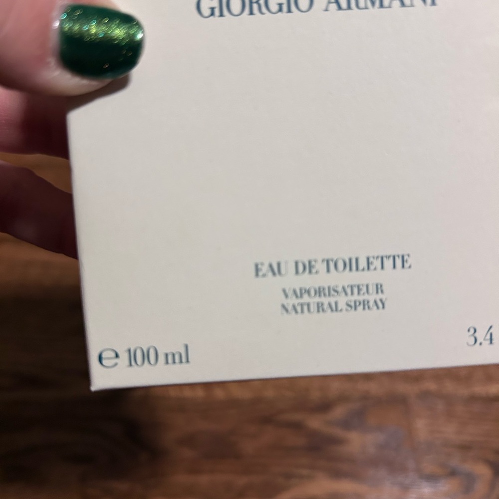 Acqua di Gio nwot women’s perfume 3.4 fl oz retired out of production NWOT - Picture 14 of 15